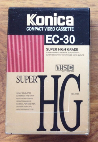 Videocassetta compatta konica - videocassetta,