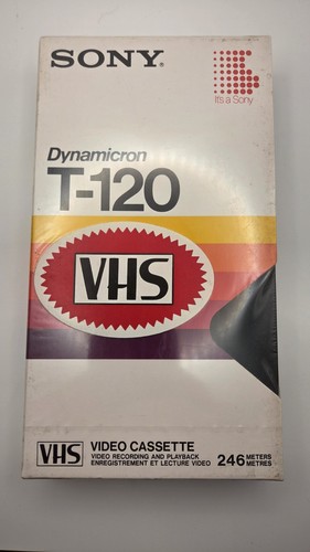 Sony vhs nastri vuoti - sony,