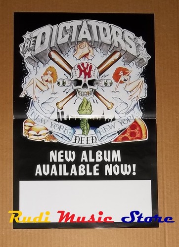 Poster rock promo dictators - promo,