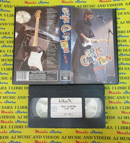 Vhs eric clapton live - '85, 1985