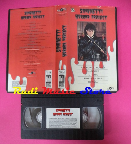 Vhs claudio simonetti horror - vhs,