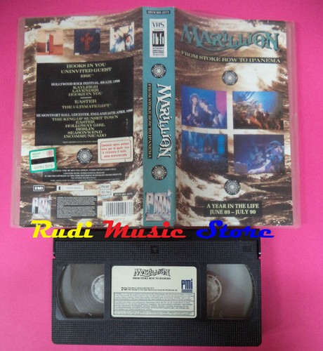 Vhs marillion from stroke row - marillion,