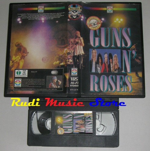 Vhs guns roses - roses, italy