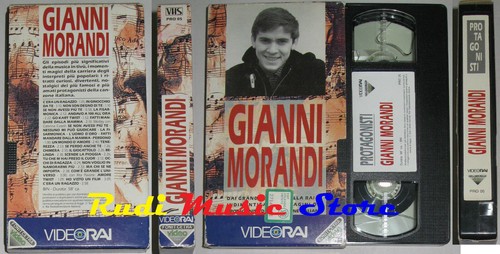 Vhs gianni morandi videorai - vhs,